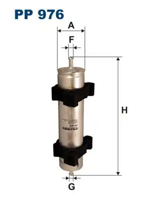 FILTRON PP976 Yakıt Filtresi 13327794549 resmi