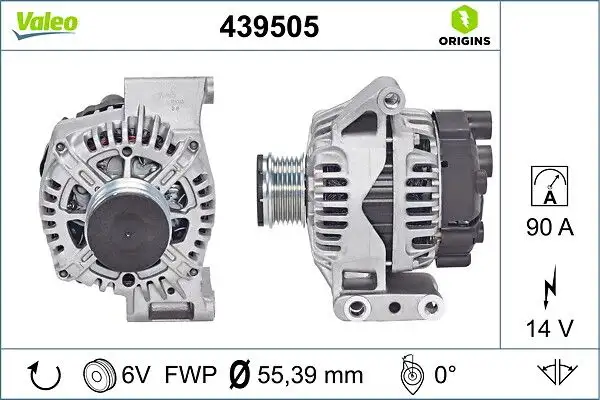 VALEO 439505 Şarj Dinamosu resmi