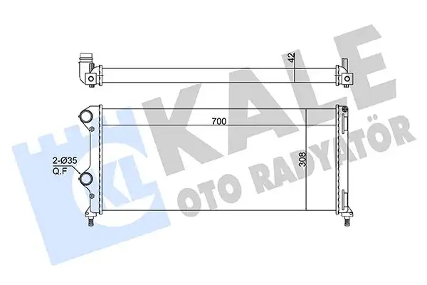 KALE 363115 Radyatör resmi