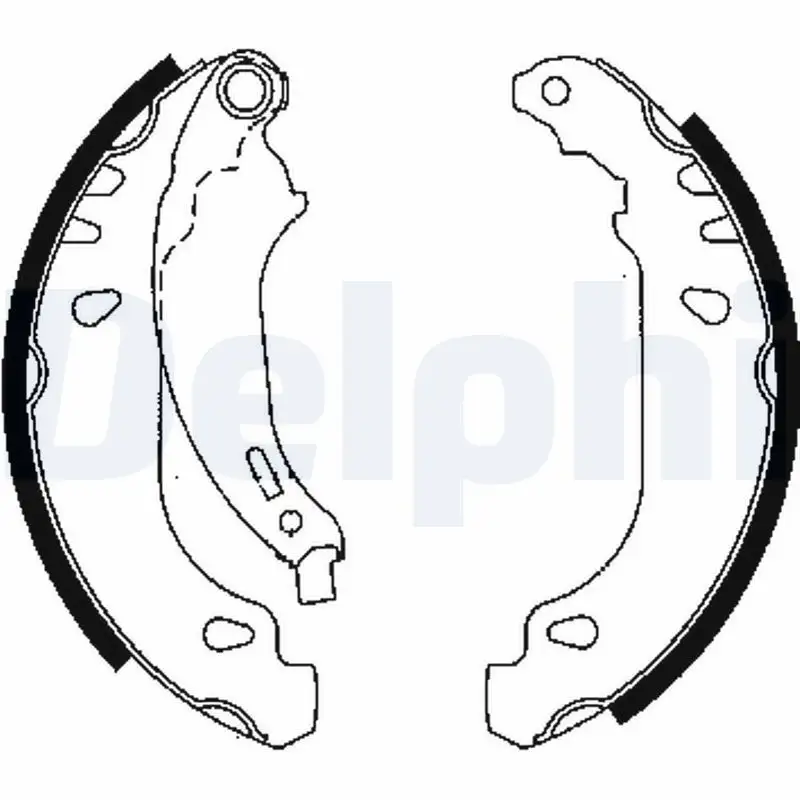 DELPHI LS1844 Arka Fren Balatası 8671020708 resmi