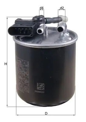 MAHLE KL913 Yakıt Filtresi A6510901652 resmi