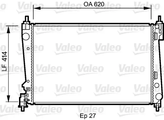 VALEO 735041 Radyatör resmi