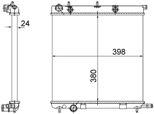 MAHLE CR556002S Radyatör resmi