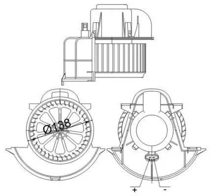 MAHLE AB113000S Kalorifer Motoru resmi