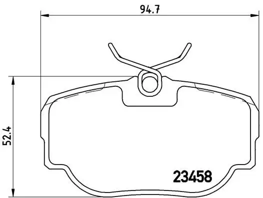 BREMBO P44009 Arka Fren Balatası resmi