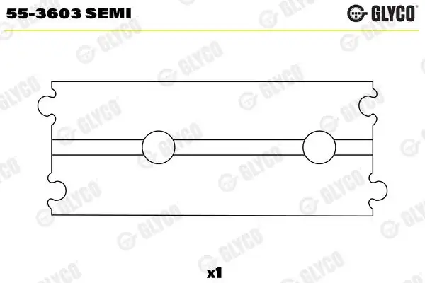 GLYCO 55-3603-SEMI Piston Kol Burcu A1020381250 resmi