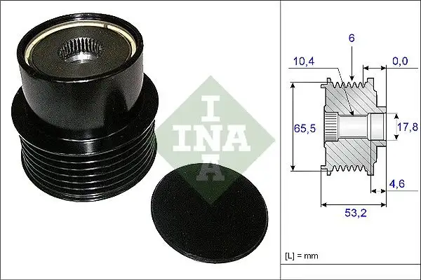 INA 535019510 Alternatör Kasnağı resmi
