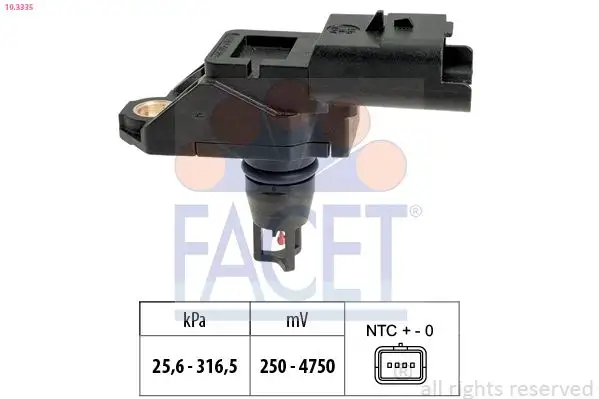 FACET 10.3335 MAP Sensörü 9675333080 resmi