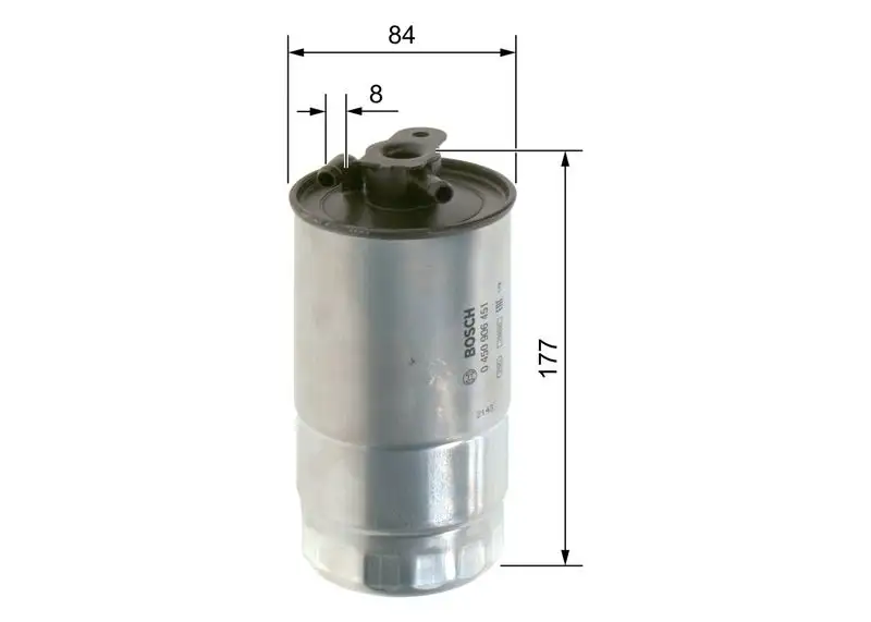 BOSCH 0450906451 Yakıt Filtresi resmi