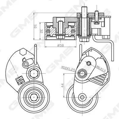 GMB GTB0070 Triger Gergi Rulmanı 2441027250 resmi