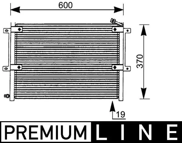 MAHLE AC171000P Klima Radyatörü resmi