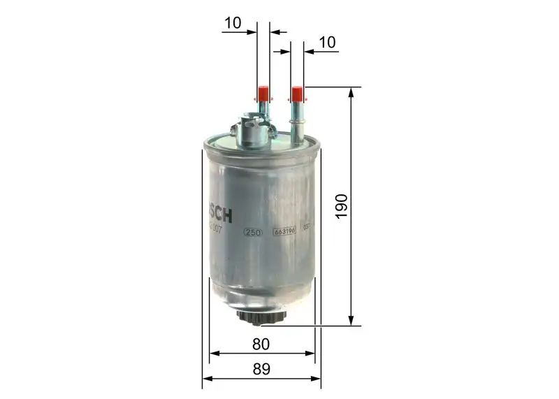 BOSCH 09864B2007 Yakıt Filtresi 1230621 resmi