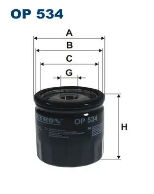 FILTRON OP534 Yağ Filtresi resmi