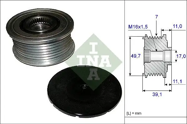 INA 535008410 Alternatör Kasnağı resmi