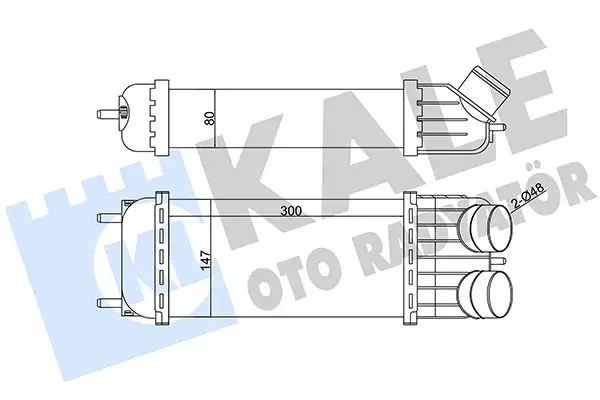 KALE 343700 Turbo Radyatörü 0384J4 resmi