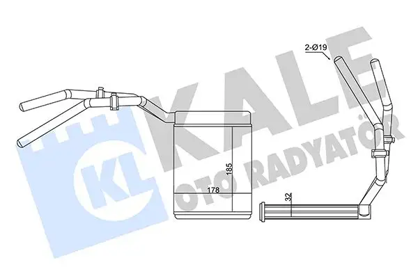 KALE 347390 Kalorifer Radyatörü resmi