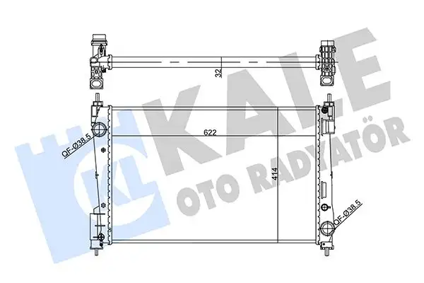 KALE 356955 Radyatör resmi
