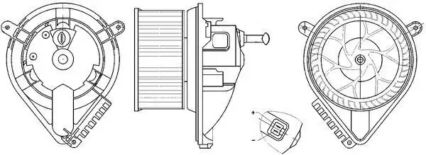 MAHLE AB271000S Kalorifer Motoru resmi