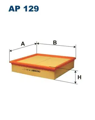 FILTRON AP129 Hava Filtresi resmi