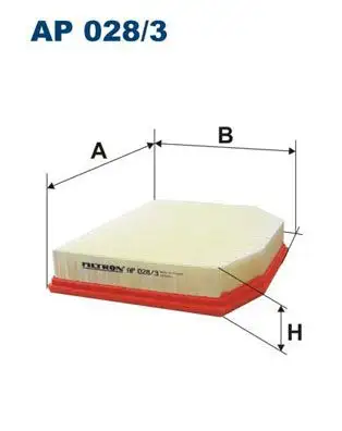 FILTRON AP028/3 Hava Filtresi 13717542545 resmi