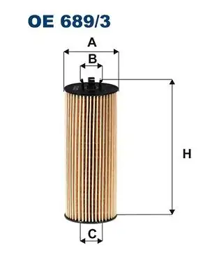 FILTRON OE689/3 Yağ Filtresi resmi