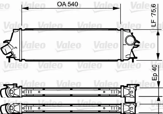 VALEO 818771 Turbo Radyatörü 8200411160 resmi