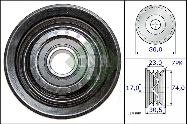 INA 532058010 Alternatör Gergi Rulmanı 31190RNA003 resmi