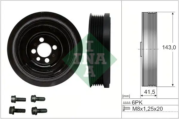 INA 544018220 Krank Kasnağı 04B105243B resmi