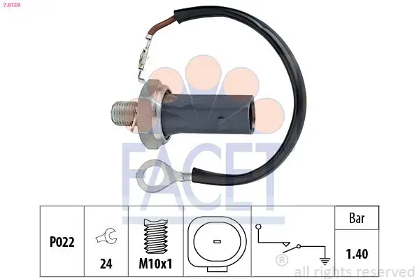FACET 7.0159 Yağ Müşiri 06D919031 resmi