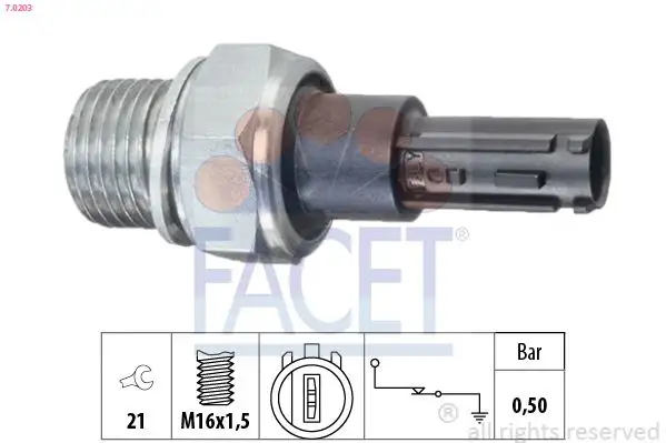 FACET 7.0203 Yağ Müşiri 9674693880 resmi