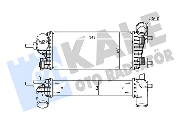 KALE 375615 Turbo Radyatörü resmi