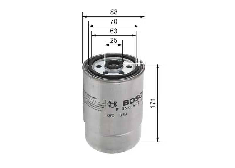 BOSCH F026402013 Yakıt Filtresi resmi