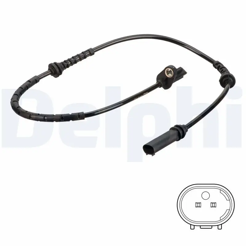 DELPHI SS20792 ABS Hız Sensörü (Ön) 34526850767 resmi