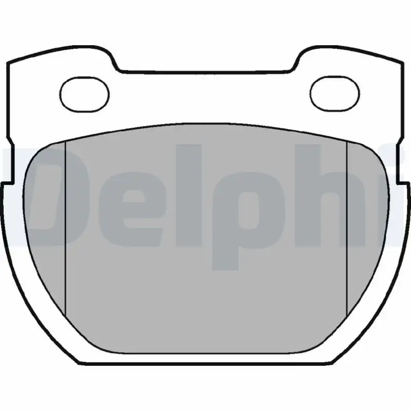DELPHI LP777 Arka Fren Balatası SFP000280 resmi