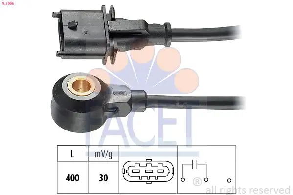 FACET 9.3066 Vuruntu Sensörü 9158720 resmi