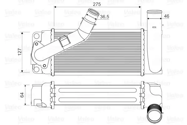 VALEO 818351 Turbo Radyatörü MF1270000693 resmi