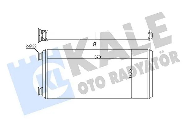 KALE 353840 Kalorifer Radyatörü 81619016191 resmi