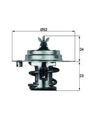 MAHLE TX788D Termostat resmi