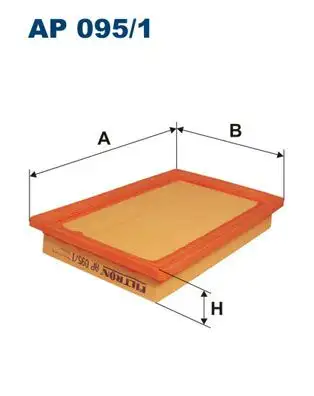 FILTRON AP095/1 Hava Filtresi 7558338 resmi
