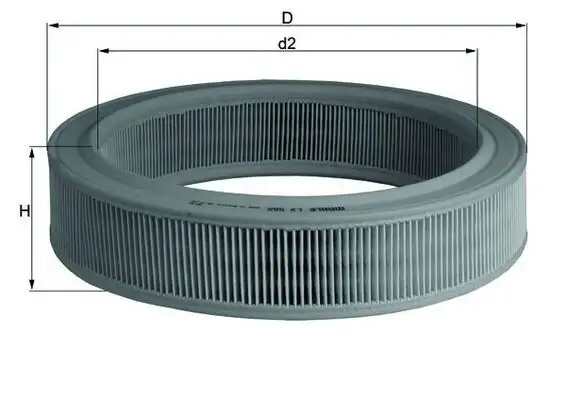 MAHLE LX568 Hava Filtresi resmi