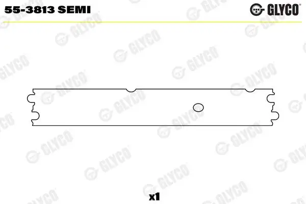 GLYCO 55-3813-SEMI Piston Kol Burcu 51024051021 resmi