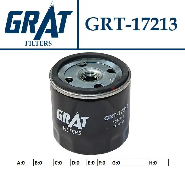 GRAT 17213 Yağ Filtresi EM5G6714AA resmi