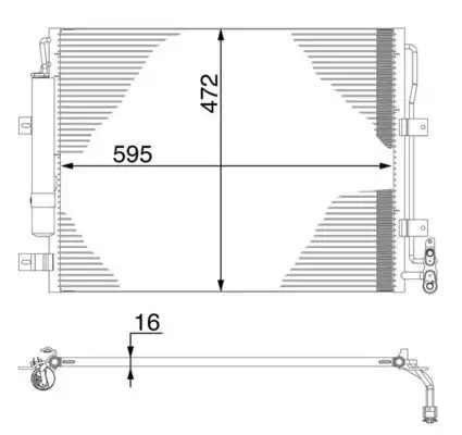 MAHLE AC273000S Klima Radyatörü resmi