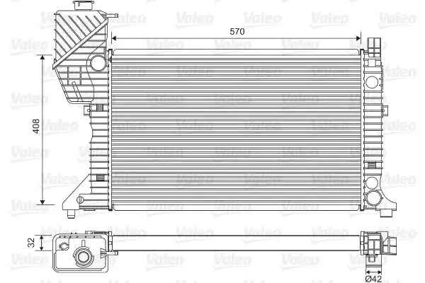 VALEO 730229 Radyatör 8MK376721351 resmi