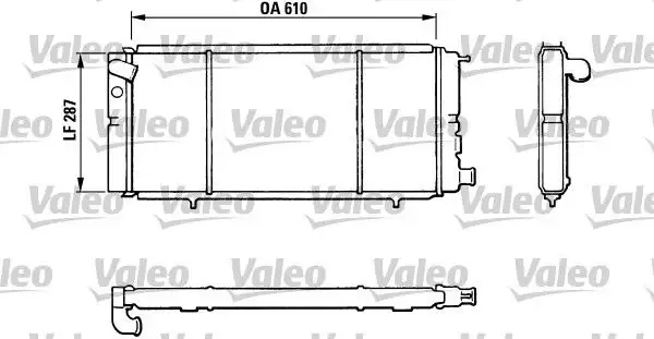 VALEO 810827 Radyatör resmi