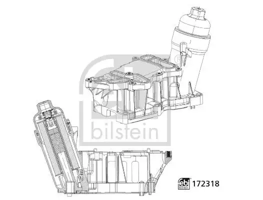 FEBI 172318 Yağ Filtre Gövdesi 11428507697 resmi