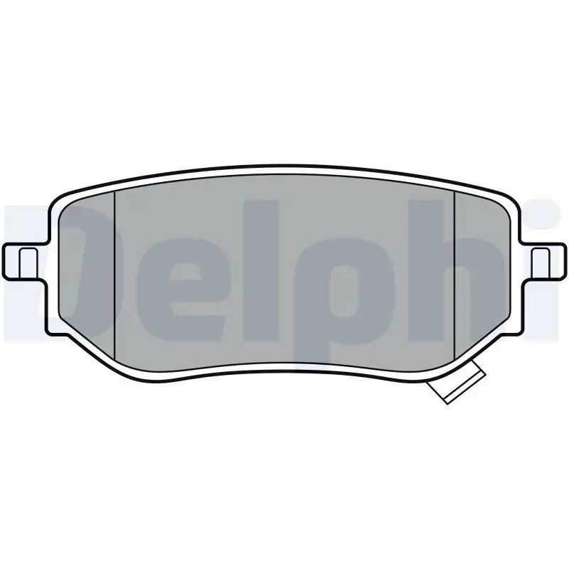 DELPHI LP3402 Arka Fren Balatası D40605JU0A resmi