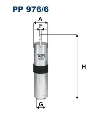 FILTRON PP976/6 Yakıt Filtresi 13328584868 resmi