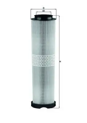 MAHLE LX816/4 Hava Filtresi A6110940204 resmi