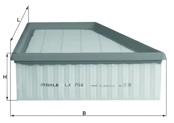 MAHLE LX708 Hava Filtresi resmi